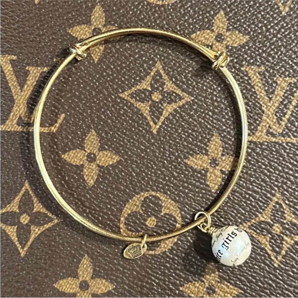 Juicy Couture Gold Bracelet with Minimalist Charm